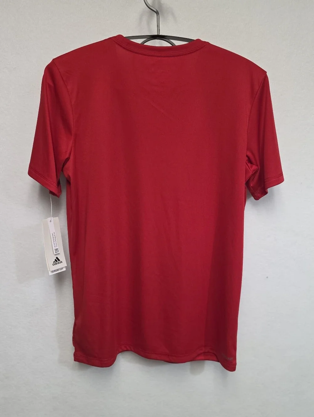 adidas Aeroready Performance Youth Size XL (18/20) Short-Sleeve Logo Tee